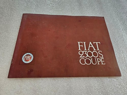 Brochure fiat 2300 coupé - fiat,