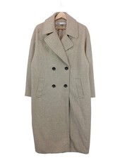 ZARA Manteau mi-saison Dames Manteau T EU 38 blanc cassé style décontracté