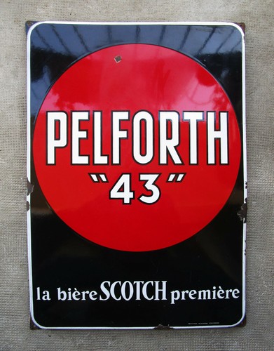 Superbe ancienne plaque