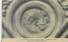 43-THE CHAIR-GODIEU carved medallion of the stalls of the Ab