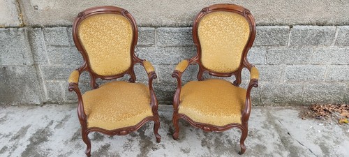 Lot fauteuils anciens en - de, 2