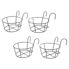 Porte-pot de fleurs noir