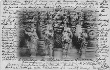 C209 Belgium Anvers Confessionnal a l'Eglise St Paul 1906   vintage postcard