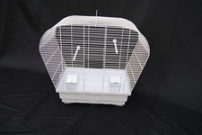 Cage À Oiseaux Vogelheim Pour Perruches Blanche 60 Cm