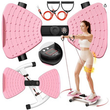 Waist Twisting Machine Fitness Tool Ab Twister Board with the Smart LED Digit...