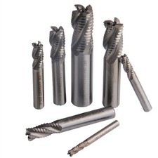 Fraiseuse d'extrémité CNC professionnelle design angle spirale carbure solide