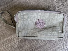 Kipling Gray Tonal Convertible Pouch Wallet Wristlet Bag - NWOT