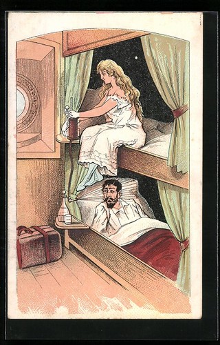 Homme avec une femme dans - , un