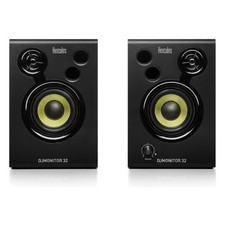 Hercules DJMONITOR 32 Enceintes, 4780885, Noir, Audio Cristallin Pour DJ