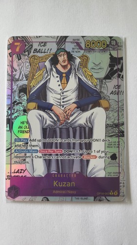 Carte kuzan manga one - kuzan,