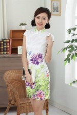 Jolie Mini Robe Chinoise