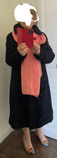 Manteau En Astrakan Noir