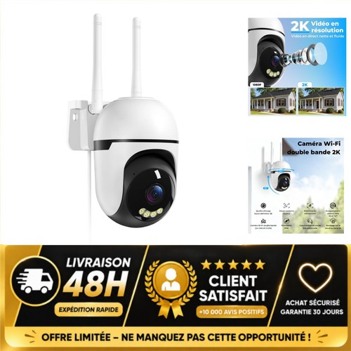 Wesecuu caméra surveillance - caméra,