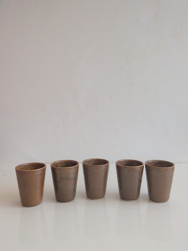Lot tasses grès digoin - tasses,