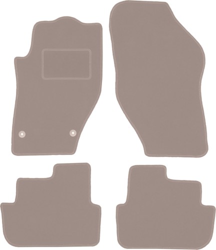 Tapis sol velours beige - de,