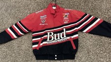 Vintage Dale Earnhardt Jr. Budweiser “Bud” Nascar Racing Jacket Size Medium