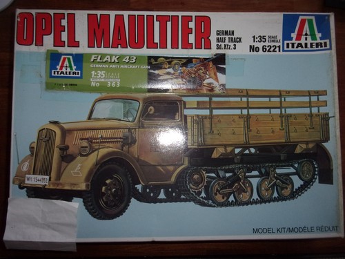 Maquette italeri 35 opel - maquette,
