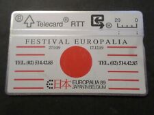 TELECARD BELGIUM, TELECARD FESTIVAL EUROPALIA 89, 910Do