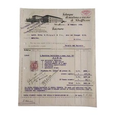 1926 Schaffhausen Knitting Machines Factory Invoice C01992
