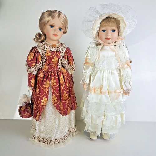 Porcelain dolls vintage full - vintage,