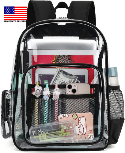 Heavy duty clear - duty, backpack