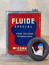 Ancien bidon d'huile FLUIDE
