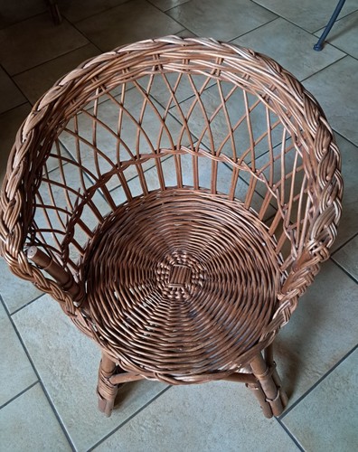 Fauteuil rotin osier - fauteuil,