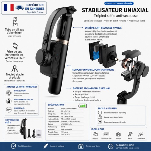 Stabilisateur anti vibrations - stabilisateur, anti-vibrations