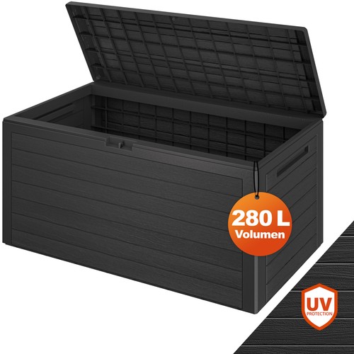 Coffre rangement effet bois - effet,