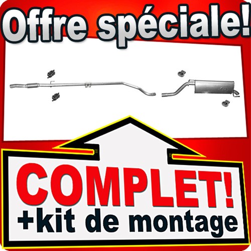 échappement pour opel corsa - Échappement,