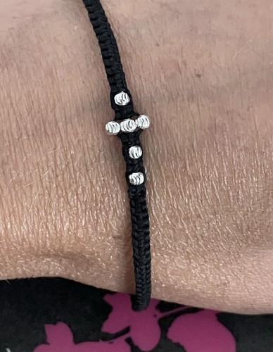 Bracelet cordon macramé