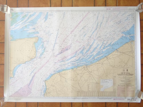 Carte marine pas - marine, pas-de-calais