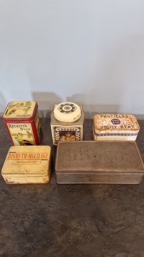 Lot boîtes métal anciennes - lot,