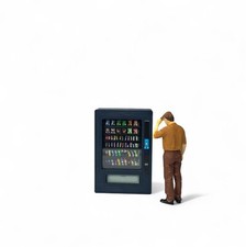 Machine À Vendre De Snacks Et Boissons Authentique 1:43 – Diorama Très Détailé