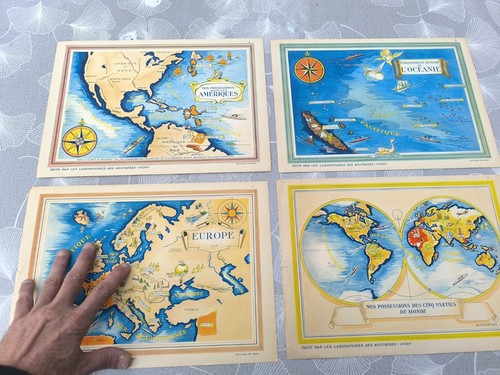 Cartes publicitaires 1930 - cartes,