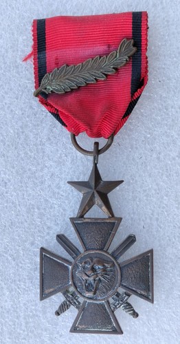Croix guerre zaire - guerre, du
