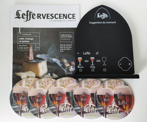 Porte menu bois leffe - leffe, +