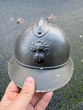 MILITARIA CASQUE ADRIAN WW1 MODELE ALU POUR OFFICIER