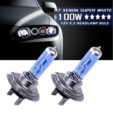 2pcs Super Blanc 12V H7 100W