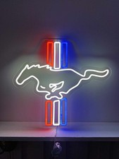 Néon logo Ford Mustang