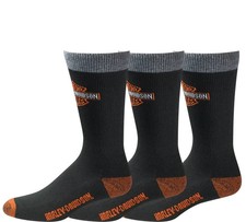 Harley Davidson Bar & Shield Riding Sock men's Shoe Sizes 9-13 4 pair