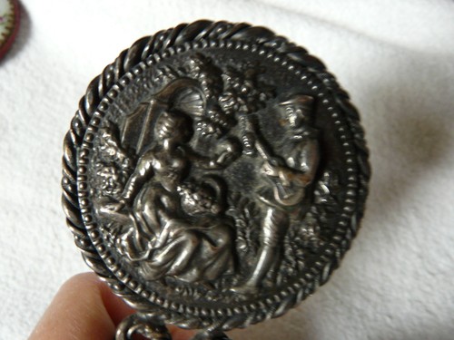 Ancien miroir sac - sac, biseauté
