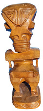 Tiki Polynésien en bois de