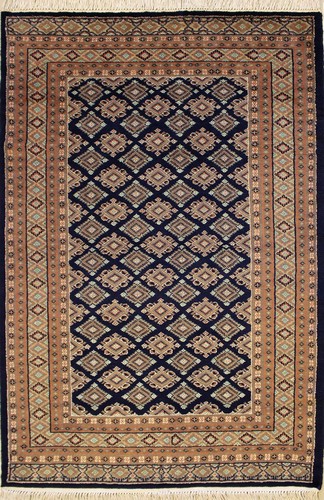 Rugstc 4x6 bokhara jaldar - bokhara, blue