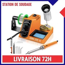 Station de Soudage Électrique Fer à Souder 60W Soudure 200 à 480℃ + Accessoires