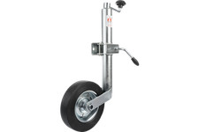 Roue jockey , de support  avec collier  150 kg pour remorque LB 48 mm Unitrailer
