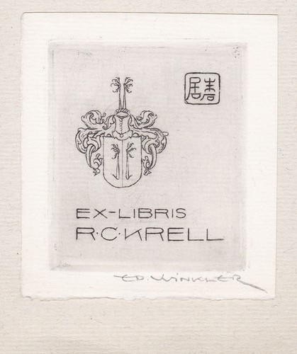 Exlibris pour rudolf - rudolf, krell