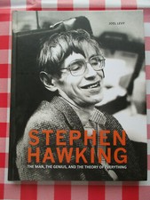 STEPHEN HAWKING THE MAN,THE GENIUS BY JOEL LEVY 2018 1st EDITION HARDBACK BOOK