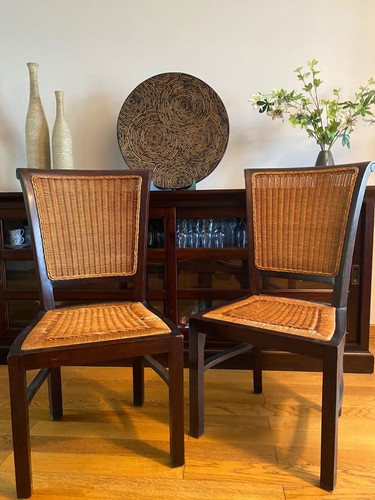 Chaises bois exotique - bois,