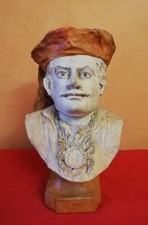 Buste en terre cuite